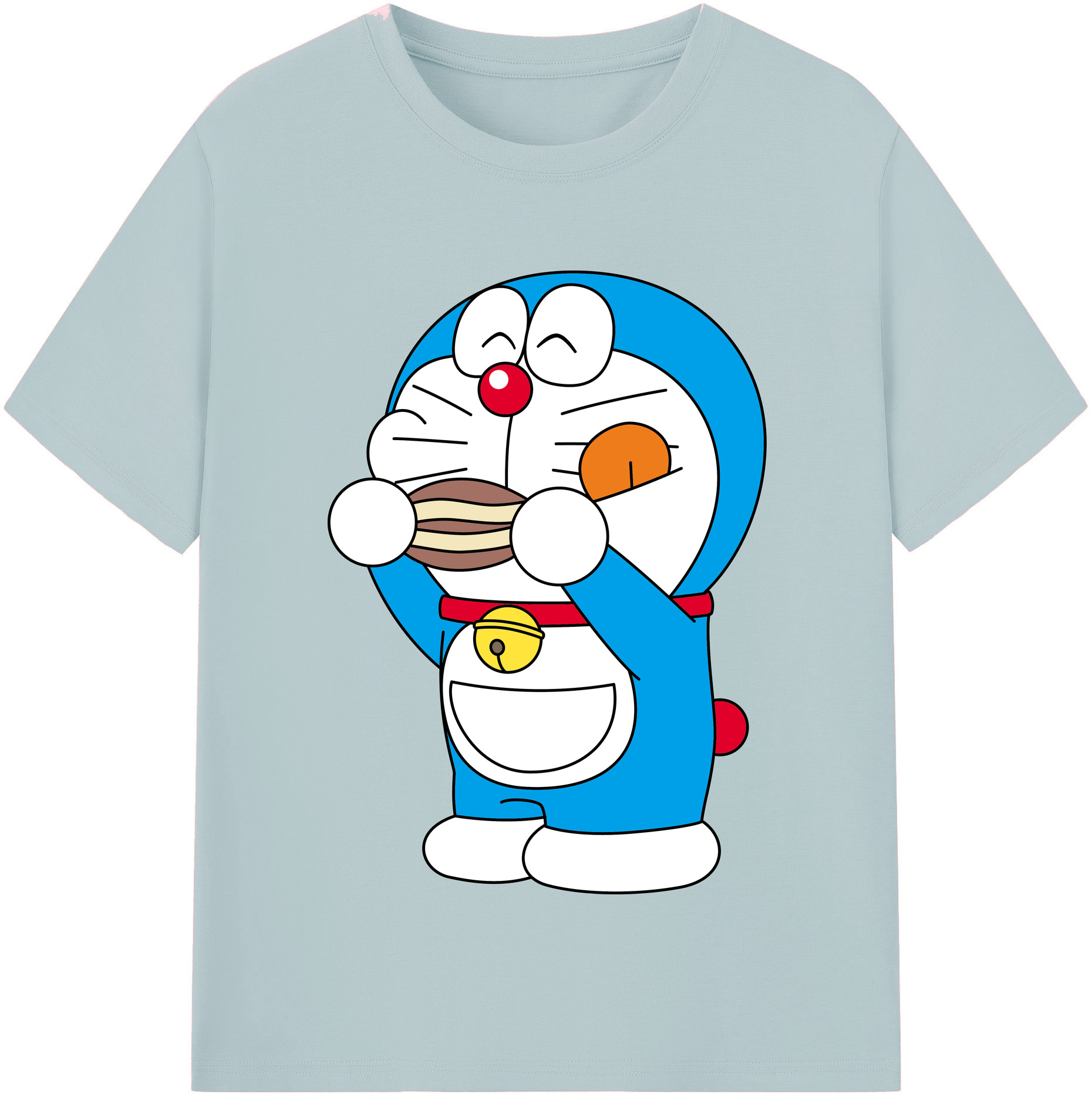 （画像用） ドラえもん Doraemon 綿100％半袖Tシャツ（フロントプリント）